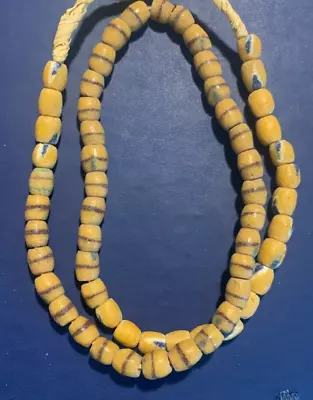 Vintage African Glass Beads - Trade Bead Necklace - Ghana Powder Glass Strand • $11