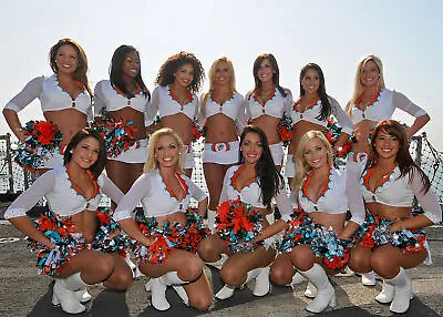 Miami Dolphin  NFL Cheerleaders USS Vella Gulf  8x10 Picture Celebrity Print • $3.98