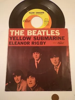 ORIGINAL 1966 (Capitol)  The BEATLES ~ (First Pressing)  45rpm W/ PICTURE SLEEVE • $5