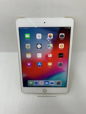 $219 • Buy Apple IPad Mini 4 - 128GB - Wi-Fi + Cellular (Unlocked) 7.9in - Gold