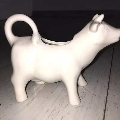 White Ceramic Cow Shaped Creamer/jug • £6