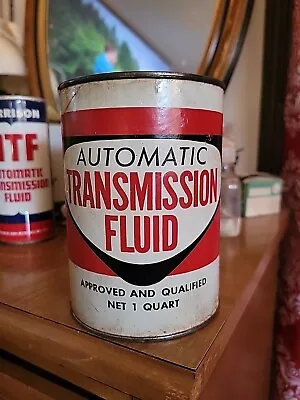 Vintage 1970s Ford Automatic Transmission Fluid Full Cardboard Can 1 Quart • $17.99