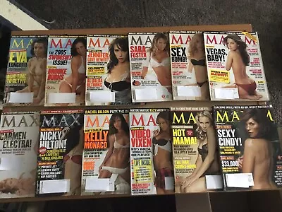 Maxim Magazines 2005 Complete Year Lot Nice #s 85-96 • $25