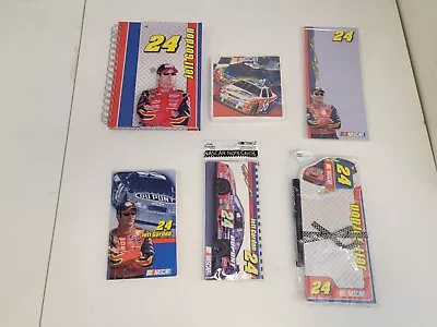 Vintage NASCAR Jeff Gordon Racing Collectible LOT Notebook Notecards Napkins • $16