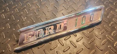 1967 Ford F100 Pass Side Hood Emblem  • $49