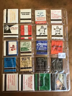 Lot Of 20 Mix Old Antigonish & Area Nova Scotia NS Empty Matchbook Covers  #18 • $7.28