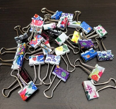 £35.99 • Buy Design Assorted 15,19,25.32 Mm Bulldog Fold Back Size Metal Binder Grip Clips