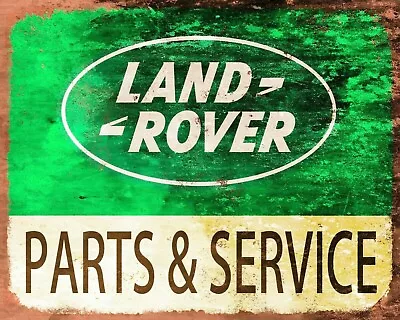 LAND ROVER PARTS & SERVICE DEFENDER EVOQUE FREELANDER 4x4 METAL PLAQUE SIGN 327 • £4.99