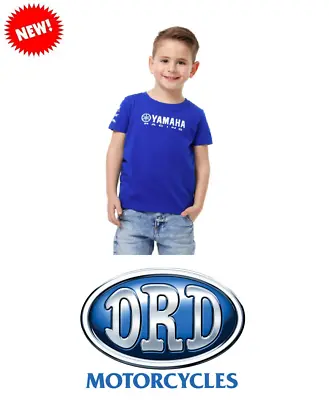 Genuine Yamaha Paddock Blue T-SHIRT Kids 2024 NEW • £15