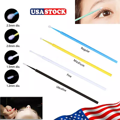Dental Micro Applicators Disposable Makeup Eyelash Brush Swab Mascara Wand USA • $38.96
