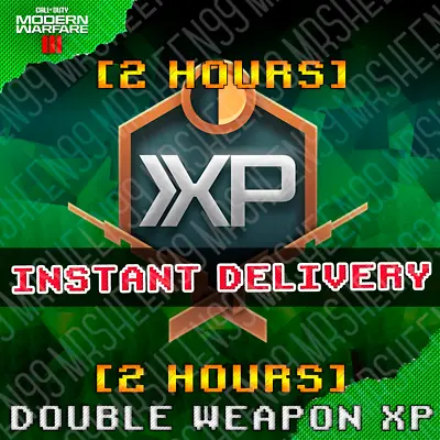 [2 HOURS] Call Of Duty Modern Warfare 3 III Double Weapon XP Codes 2XP CoD MW3 • £8.49