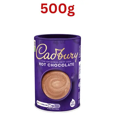 Cadbury Classic Smooth Instant Hot Chocolate Swirl Into Milk Drink Tub 1Kg-500g • £5.99