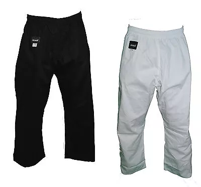 Karate  TaeKwonDo  Kung-Fu  Martial Arts  Pants White Or Black Thread(R)Brand • $9.95