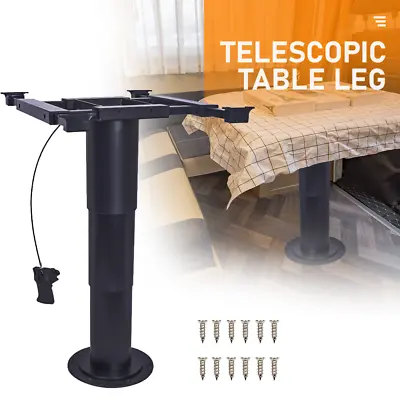 Adjustable Height Table Leg & Turntable Sliding System For Caravan RV AU • $412