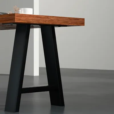 $61.24 • Buy 2x Artiss Table Legs Coffee Dining Table Leg DIY Metal 40X30cm Set Of 2 Black