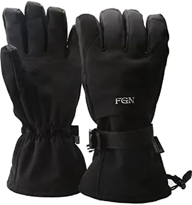 Padida Fgn Ski Gloves Men's Large Black Waterproof Thinsulate Nwt • $14.99