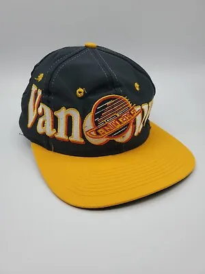 Vintage Logo 7 Vancouver Canucks Snapback Cap Hat • $78