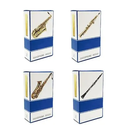$13.69 • Buy 10pcs/ Box Eb Alto Saxophone Sax Bamboo Reeds Strength 2.5 Type