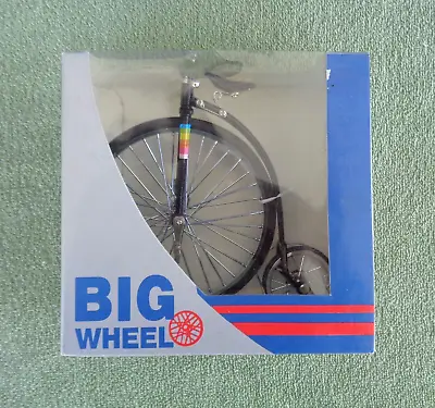 Mytek Big Wheel- 2 Wheel Bicycle- Die Cast 1:10 Scale- Black- # MY-0055- NIB • $24.99
