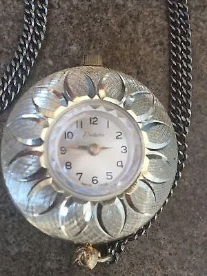 Vintage Endura Windup Pendant/Pocket Watch Swiss Made  Gold Tone Not Running • $35