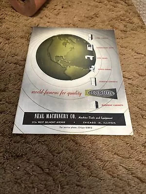 Neal Machinery Co Machine Tools And Equiment Catalog 1950s • $50