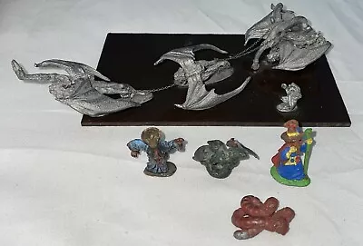 Vintage Hand Painted Lead Miniature Dungeons & Dragons Figures • $21