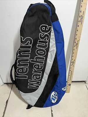 Tennis Warehouse 6-Pack Racquet Bag Blue Black • $35