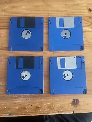 Floppy Disk X4 3.5 Inch 1.44 MB Untested • £6.95