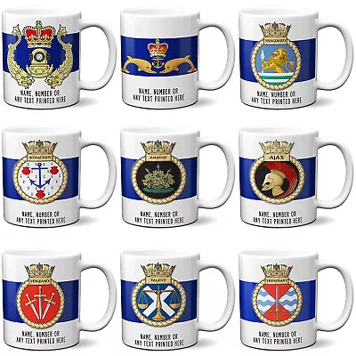 Personalised British Navy Mug Submarines Cup Official Military Dad Him Gift His • £12.95