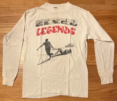 JIMMY'Z Legends 1980's VINTAGE Long-Sleeve T-SHIRT SURF-WEAR (Medium) • $100