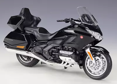 Welly 1:12 2020 Honda Gold Wing Diecast Motorcycle Bike Model Black New In Box • $36.98