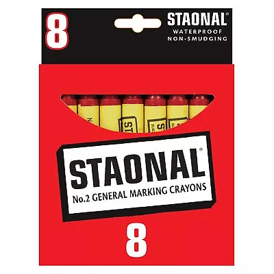6 Pack Crayola Staonal Marking Crayons 8/Pkg-Red 5225038 • $31.04