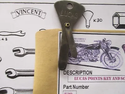 Vincent Hrd Points  Tool - K30  Magneto Points Tool/screwdriver • $17.69
