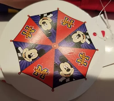 Toddler Disney Mickey Mouse Club House Red Fashion Rain Umbrella Ages 3+ • $14.99