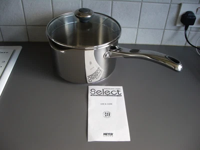 £39.99 • Buy Meyer Select 18/10 Stainless Steel 2.8l Saucepan Pan With Lid - New