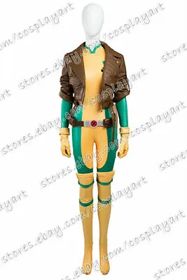 $198.26 • Buy Rogue Anna Marie Costume X-Men: Apocalypse Cosplay Jumpsuit Jacket Set Halloween
