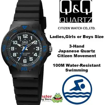 Vr19j007 Q&q 100-metres Boy Or Girl Diver Style Citizen Made - Swimming Watch • $39.20