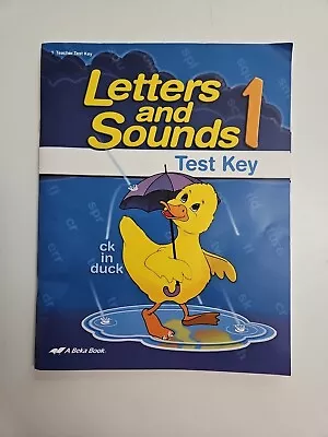 A Beka Book Letters And Sounds 1 Tests Key - Like New • $5.49