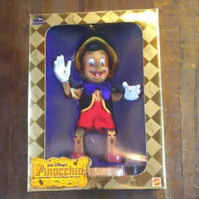 Mattel Limited Edition Disney Pinocchio Marionette Genuine Wood Figure NIB 1998 • $1361.13