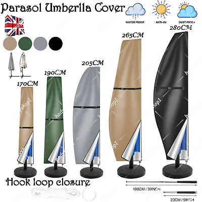 £7.69 • Buy Parasol Banana Umbrella Cover Waterproof Cantilever Outdoor Garden Patio Shield