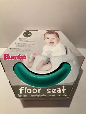 Bumbo Baby Infant Soft Foam Floor Seat 3 Point Adjustable Harness Aqua Green  • $23.99