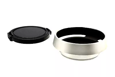 Silver Metal Lens Hood For Panasonic Lumix DMC-LX100 • £12.99