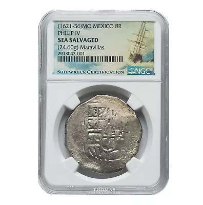 Coin - Mexico - 8 Reales Mexico - Shipwreck Treasure - Maravillas • $2150
