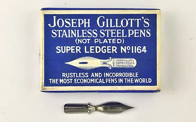 Gillott Super Ledger 1164 Nibs Semiflex Vintage 1930s New Old Stock • $2.50