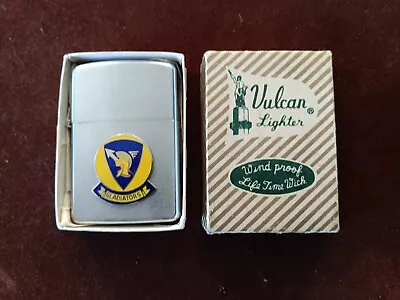 RARE US NAVY GLADIATORS VA-106 Vulcan Cigarette Lighter Viet Nam War MIB UNFIRED • $149.99