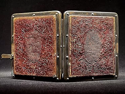 Rare 1/6 Plate Halverson Case - Silver Plated Daguerreotype Case - Ex Condition • $275