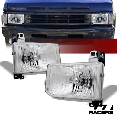 $110 • Buy For 1987-1995 Pathfinder/1988 Hardbody D21 Jdm Crystal Chrome Headlights Lamp Ks