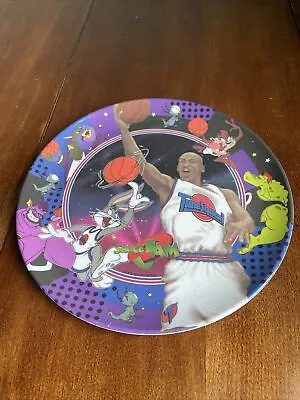 1996 Warner Bros Space Jam Michael Jordan & Looney Tunes Plate • $18