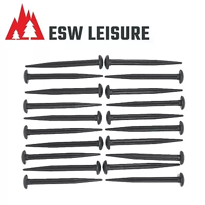 £8.99 • Buy 🔥20 Groundsheet Mushroom Tent Pegs Camping  Guyline Guy Rope Awning