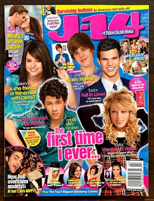 J-14 Magazine February 2010 Taylor Swift Nick Jonas Justin Bieber Selena Gomez • $17